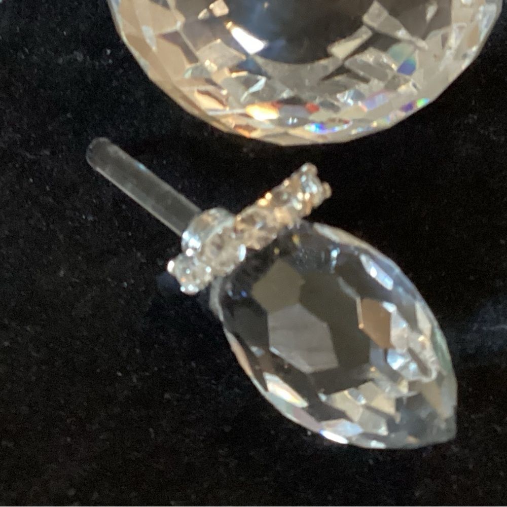 NWT. Sterling Silver Ring Size 8 with White Lab Created Sapphires